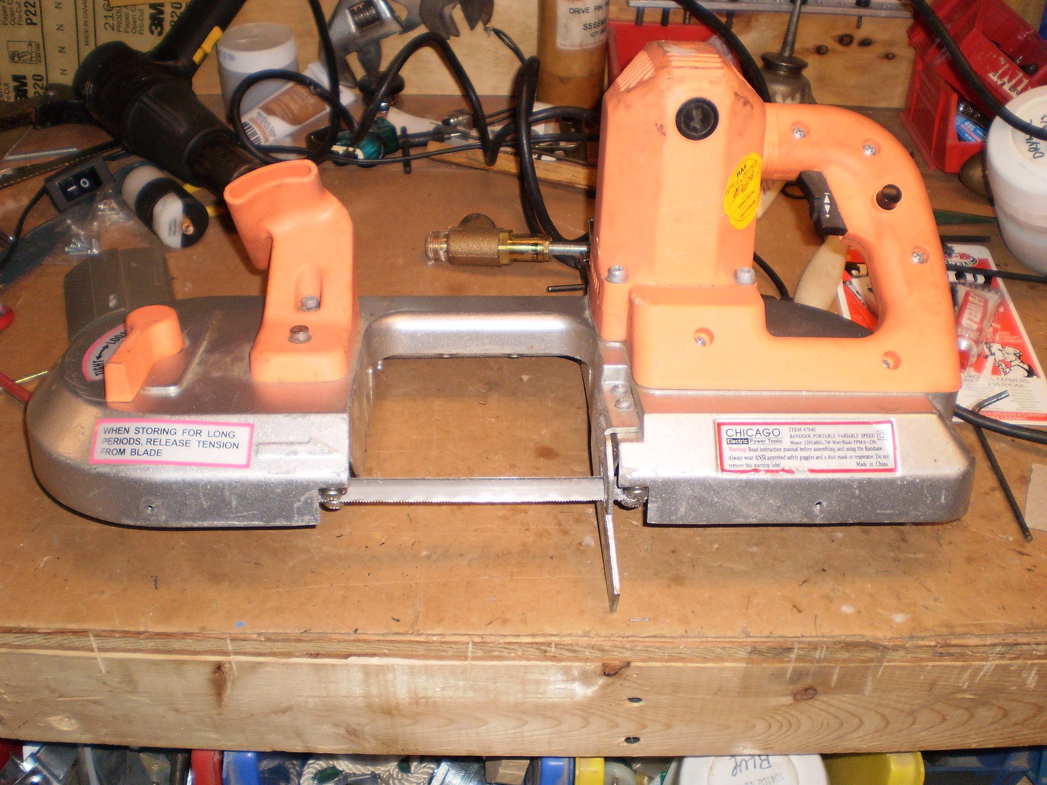 How to Repair the Drive Wheels on a Chicago Electric Portable Band Saw