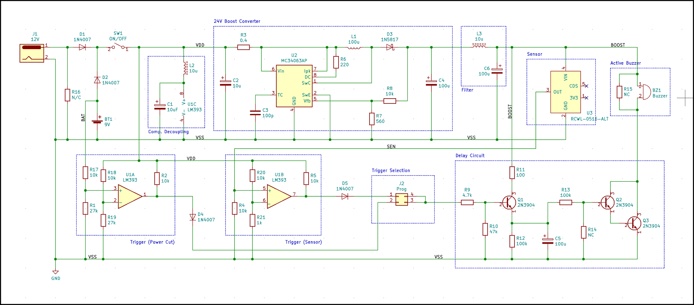 DIY Portable Alarm System : 5 Steps (with Pictures) Circuit Diagram