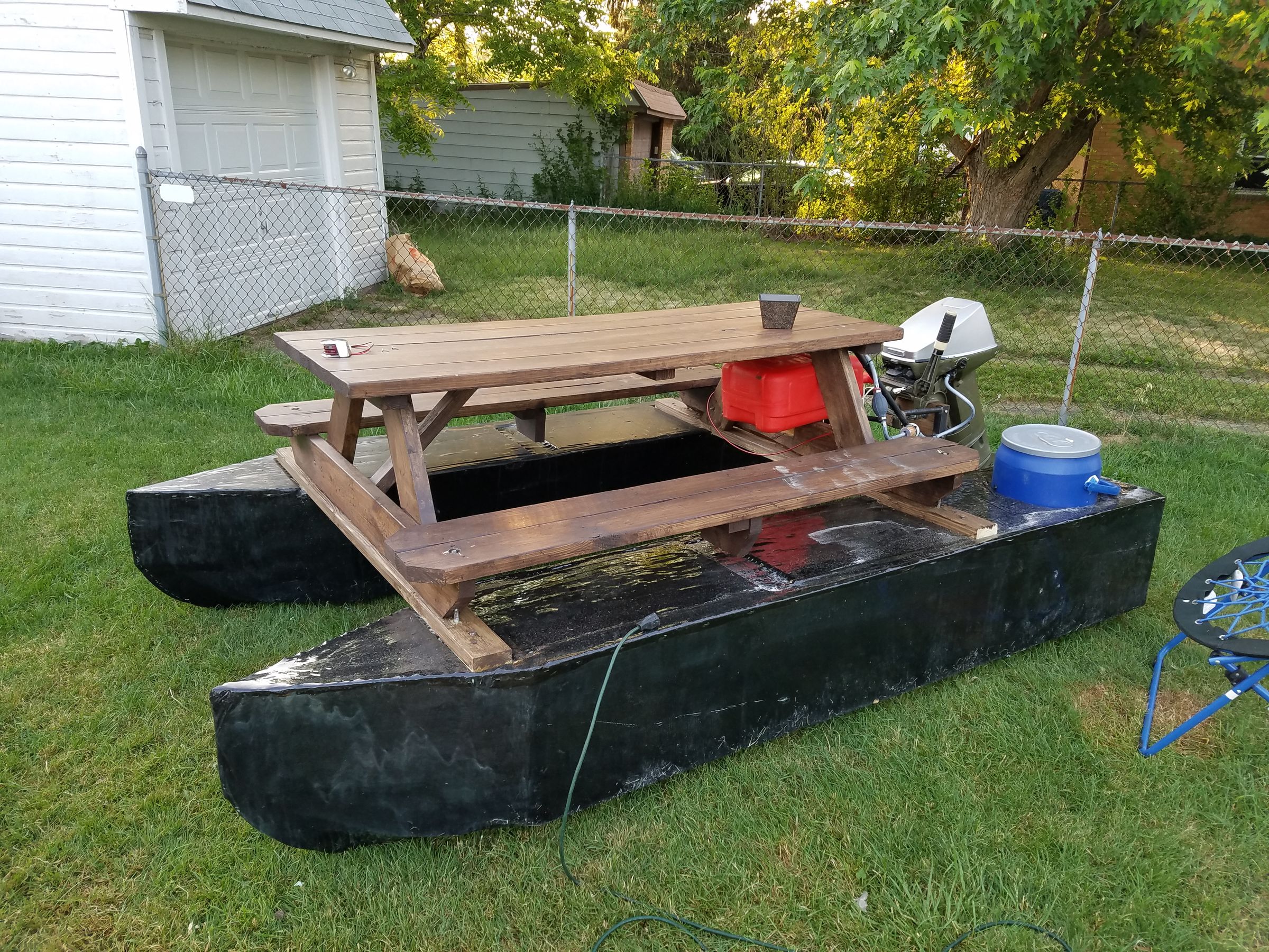 Pontoon Boat Picnic Table 8 Steps (with Pictures) Instructables