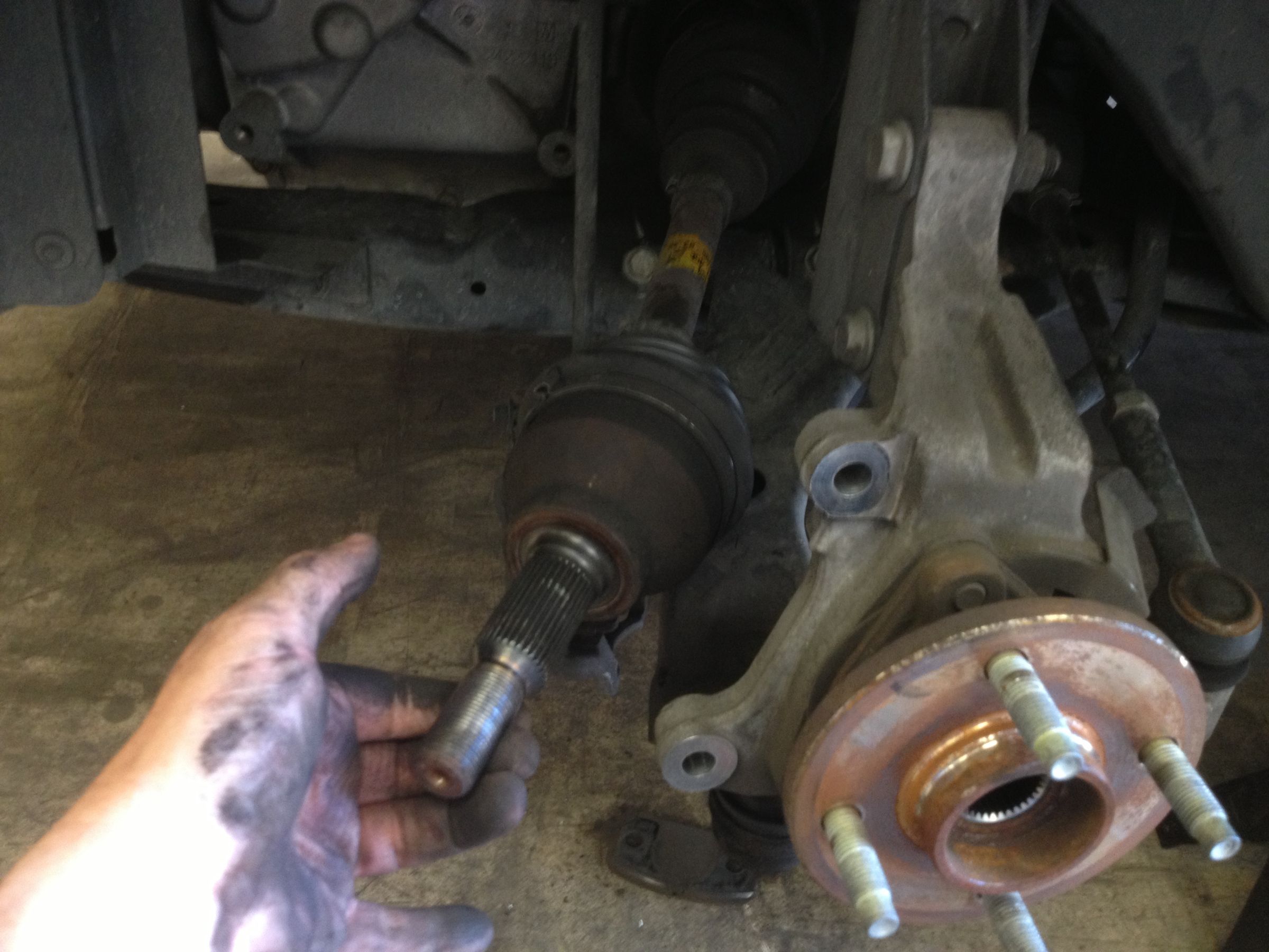 2006 Saturn Ion CV Axle Removal 8 Steps Instructables