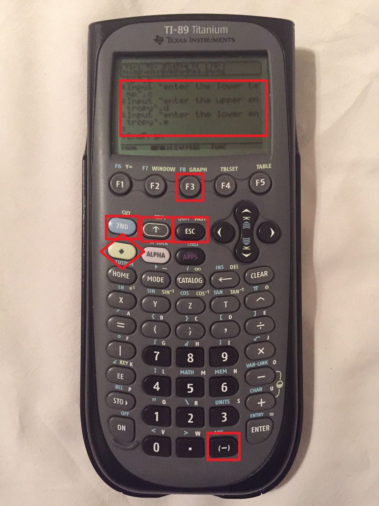 How to Write a Linear Interpolation Program on a TI89 6 Steps