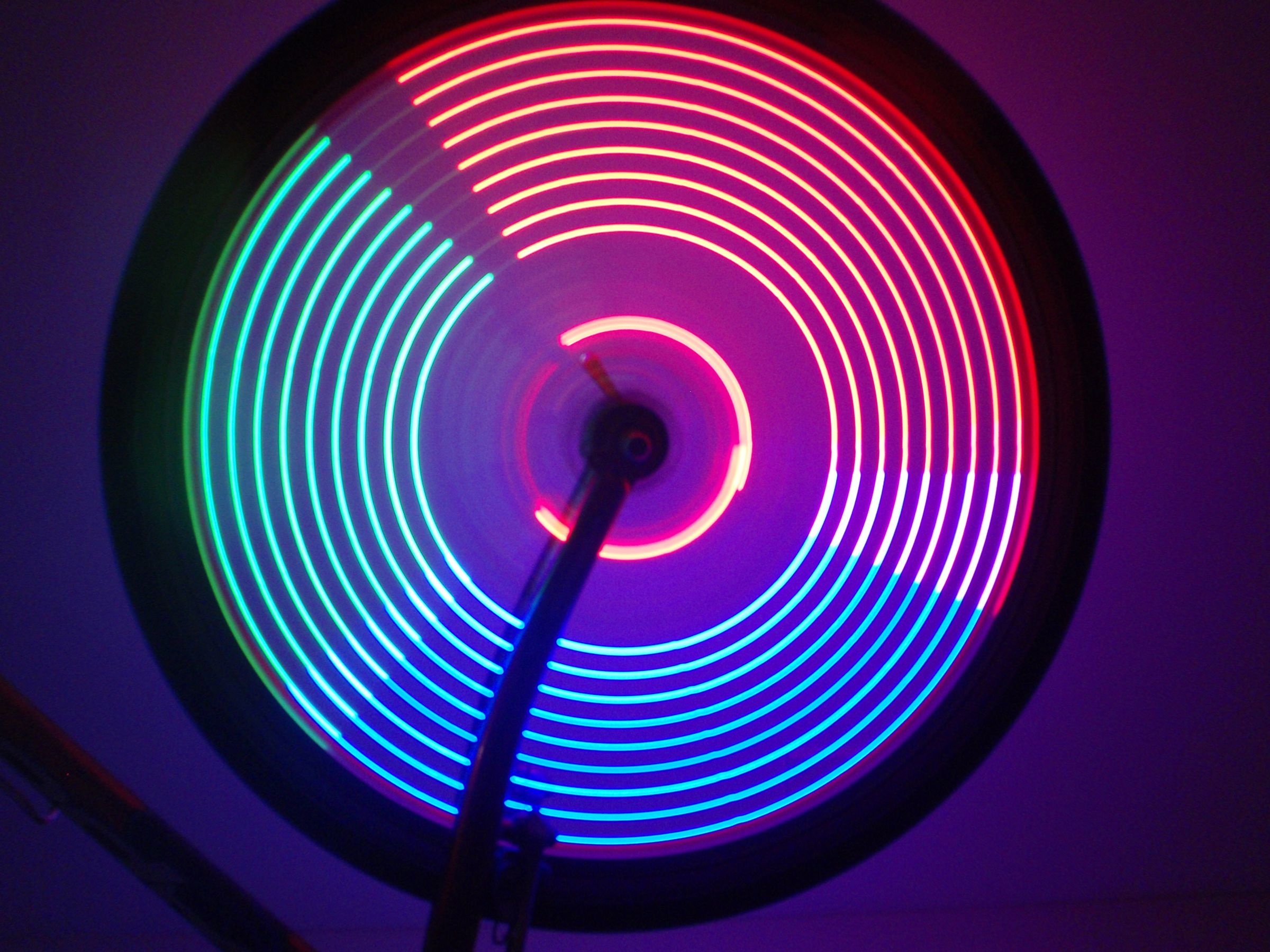 Simple POV Wheel Lights 4 Steps (with Pictures) Instructables