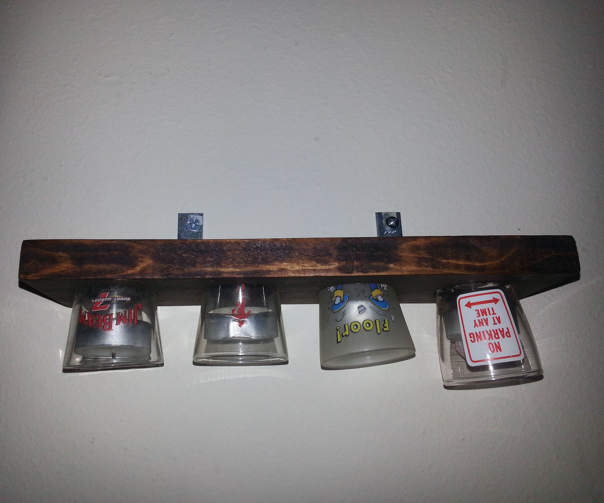 Wall Shot Glass Holder 4 Steps Instructables