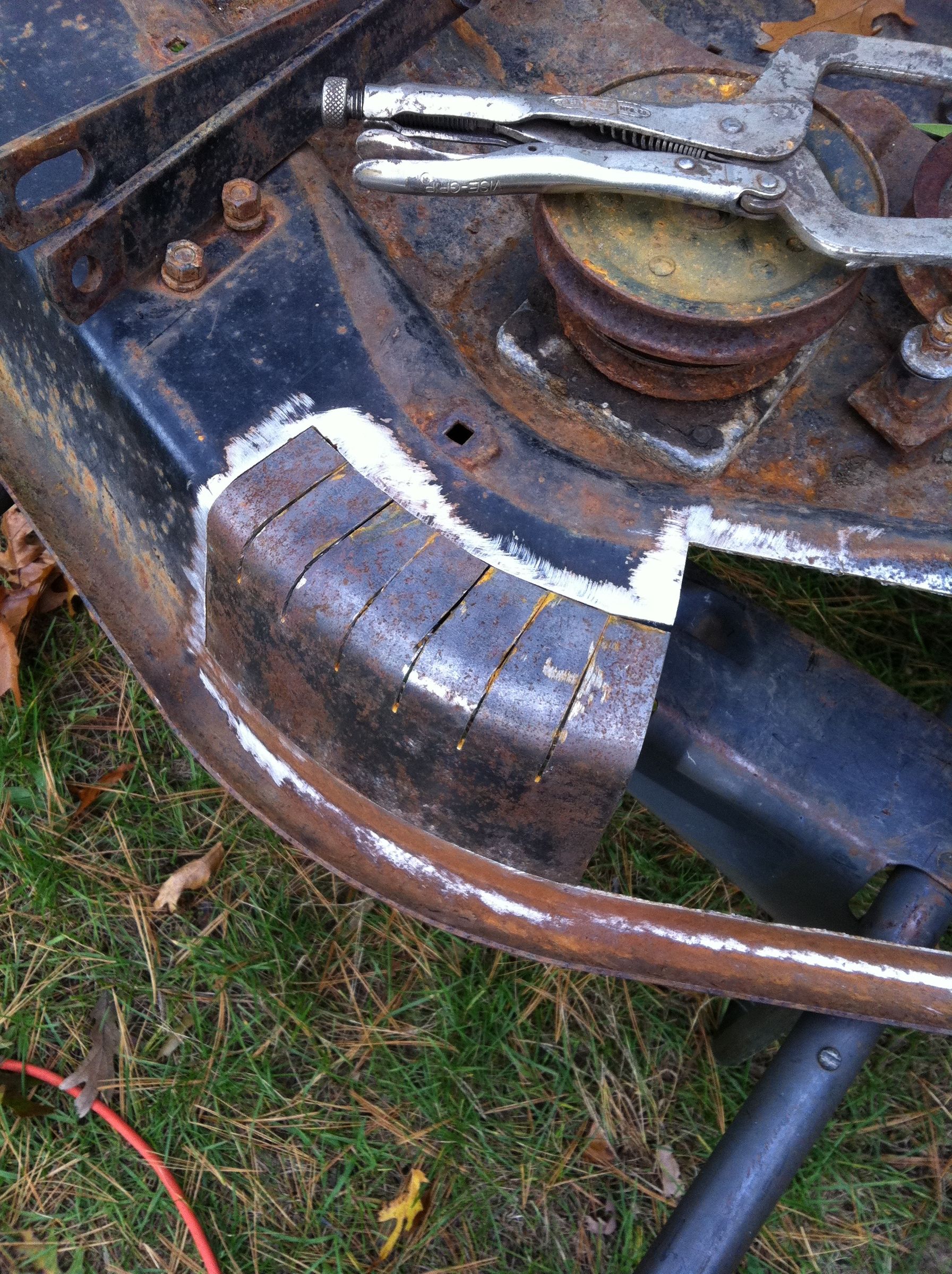 How to Patch a Rusted Lawn Mower Deck 6 Steps (with Pictures