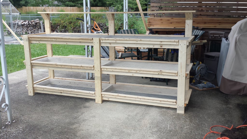 Greenhouse Growing Bench 12 Steps With Pictures Instructables