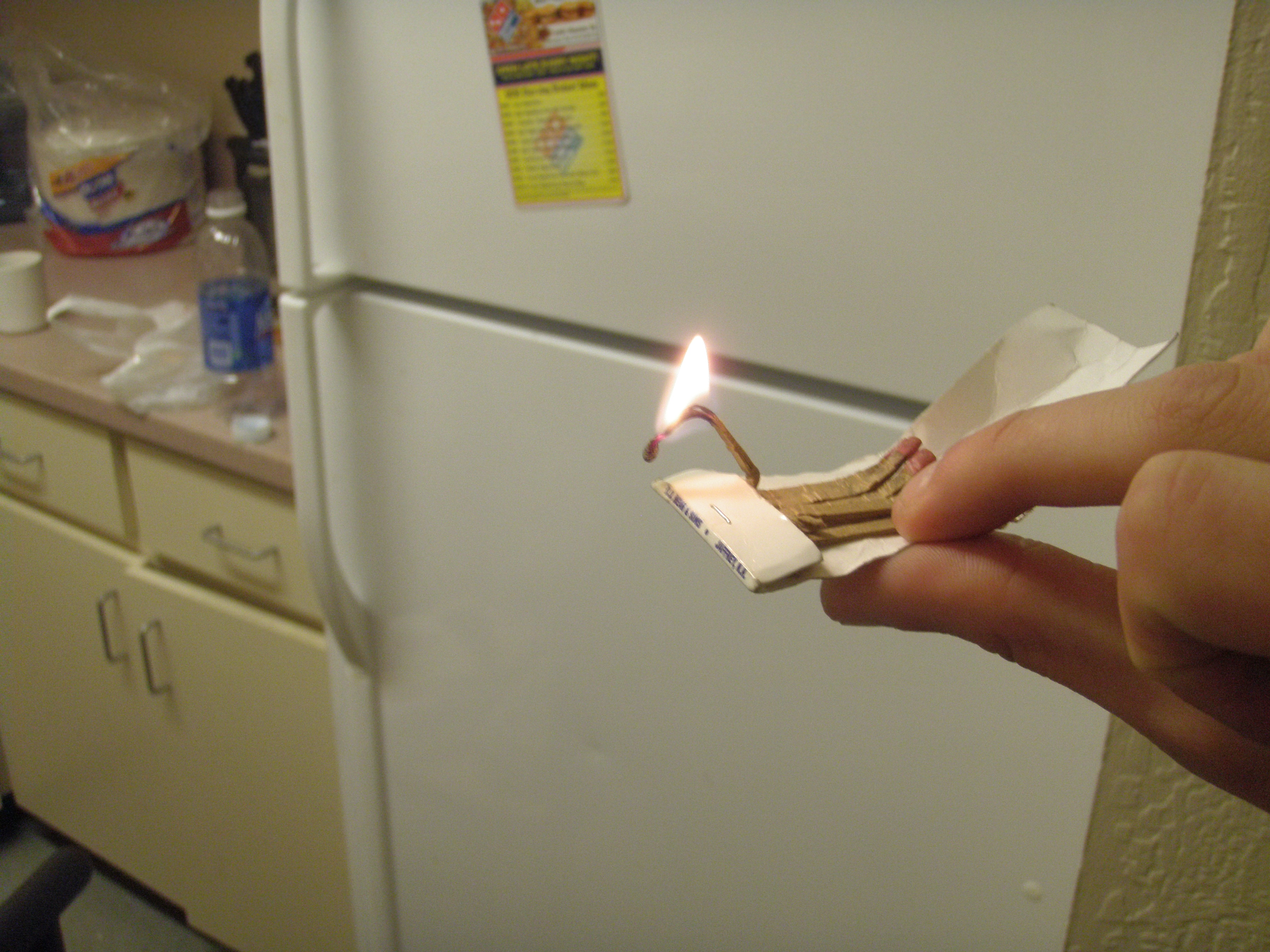 Light a Match Onehanded From a Matchbook 6 Steps (with Pictures