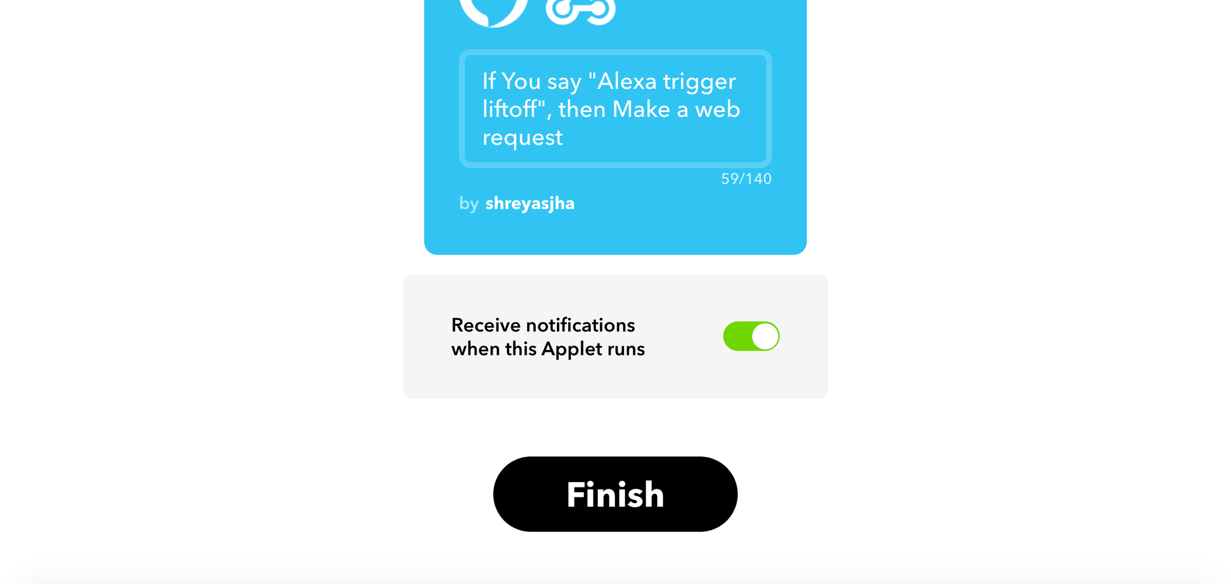 Blynk App and IFTTT