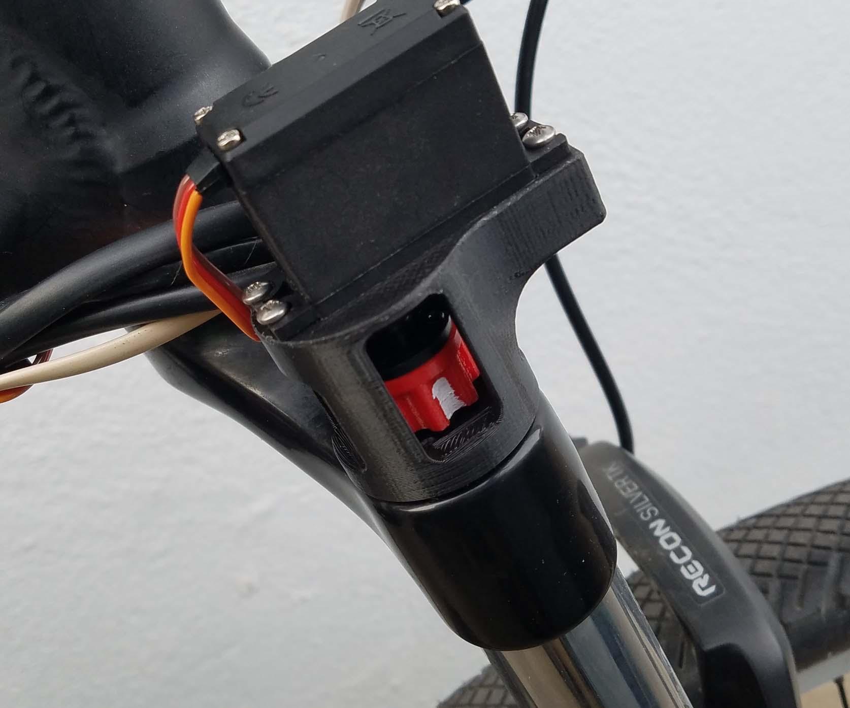 One Button Servo Suspension Lockout 3 Steps Instructables