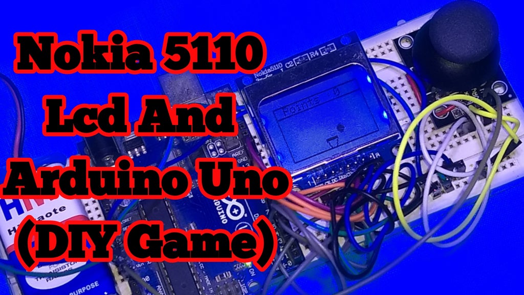 diy game using arduino and nokia 5110 lcd 4 steps instructables