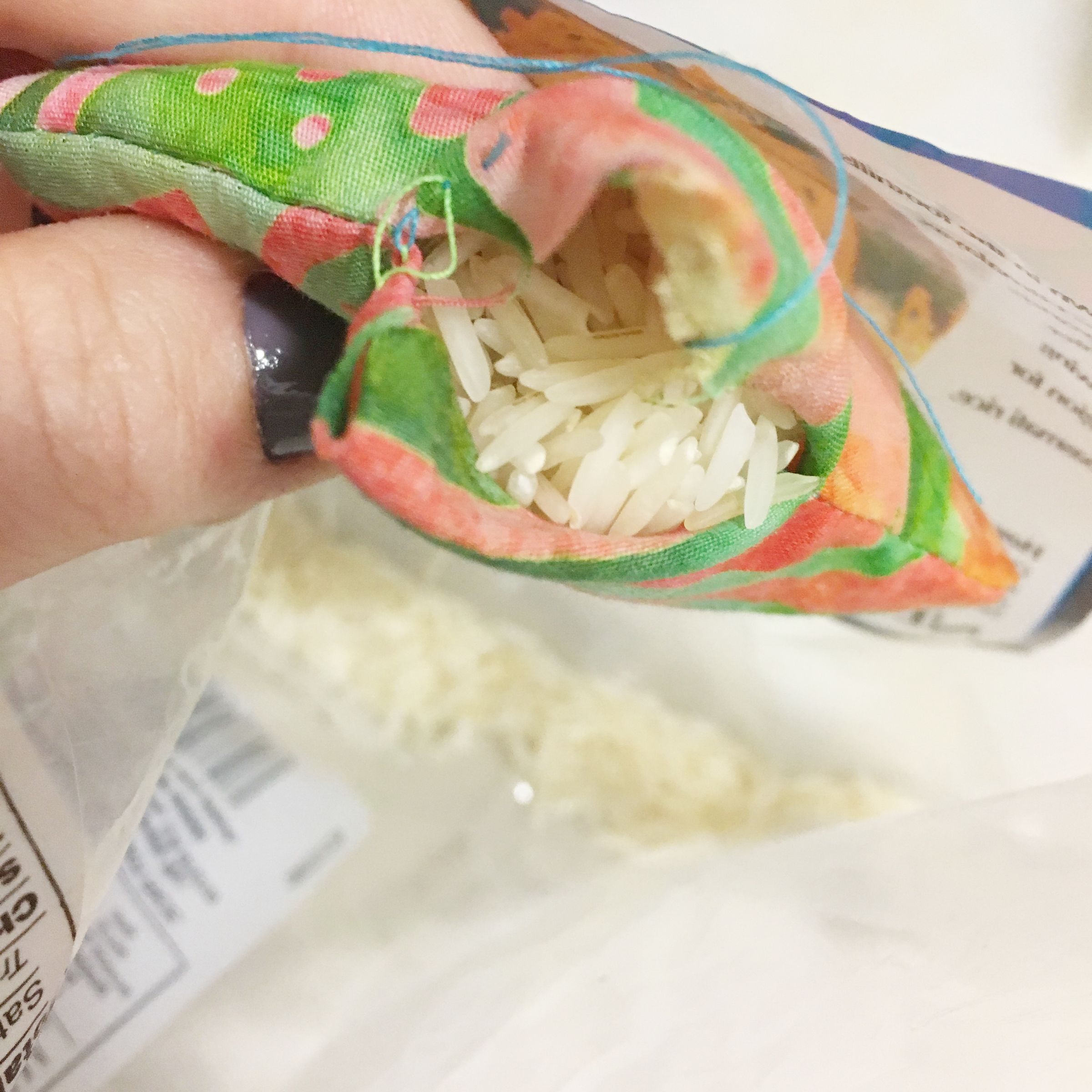 Easy Hot/Cold Rice Packs 5 Steps Instructables