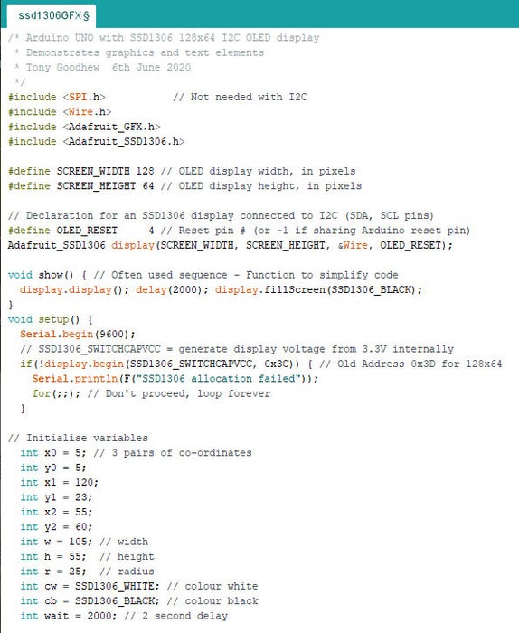 Example Sketches - GFX #1