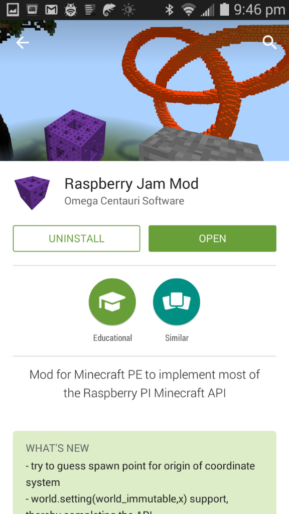 Python Coding For Android Minecraft Pe 6 Steps Instructables