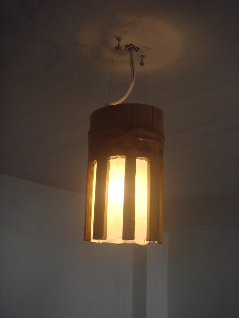 Simple Bamboo Lamp Shades Wall Hang 5 Steps With Pictures Instructables Simple Bamboo Lamp Shades Wall Hang, Bamboo Lamp Shade Design Process
