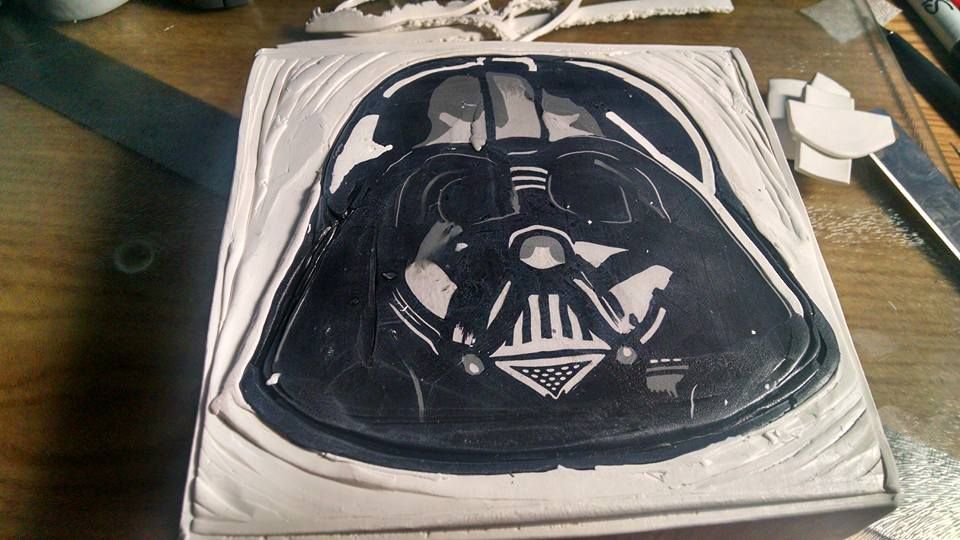 Warped Darth Vader Clay Cane Try Again And Again And Again 6 Steps With Pictures Instructables