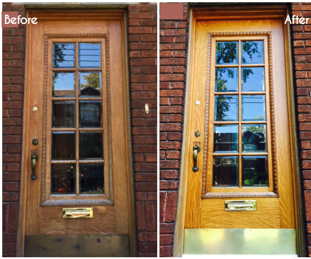 Wood Front Door With Mail Slot