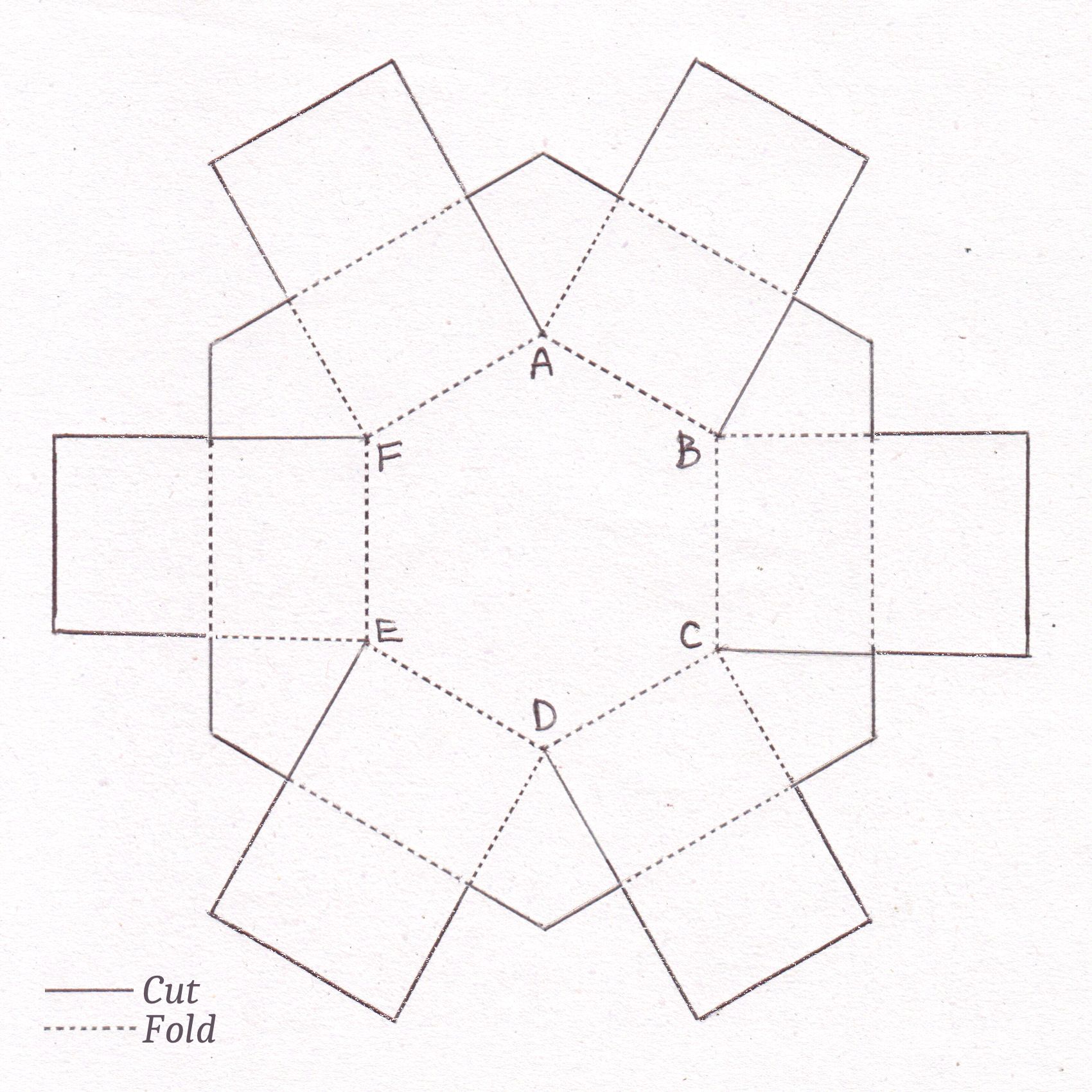 Hexagonal Cardboard Gift Jewellery Or Chocolate Box 9 Steps With Pictures Instructables