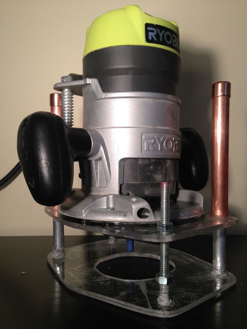 Plunge Router Base for a Fixed Router 