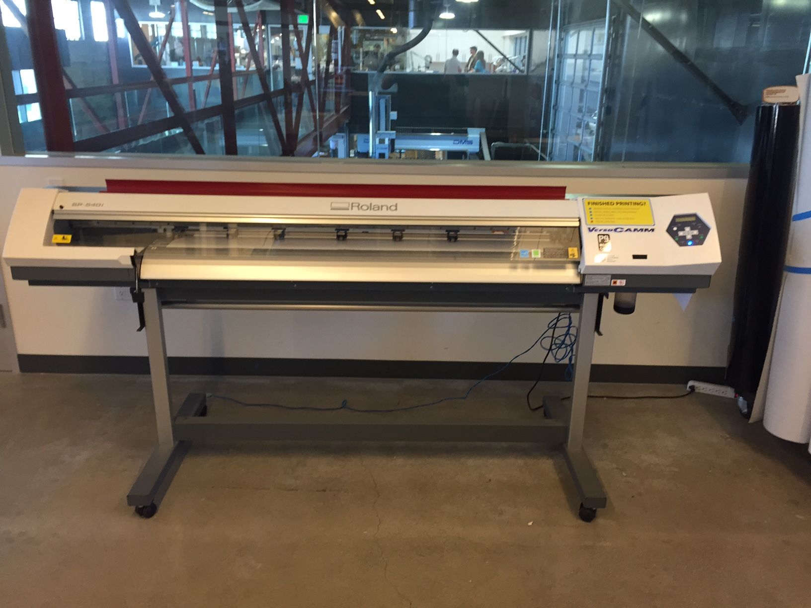 Pier 9 Guide: Roland VersaCAMM Vinyl Printer : 5 Steps - Instructables