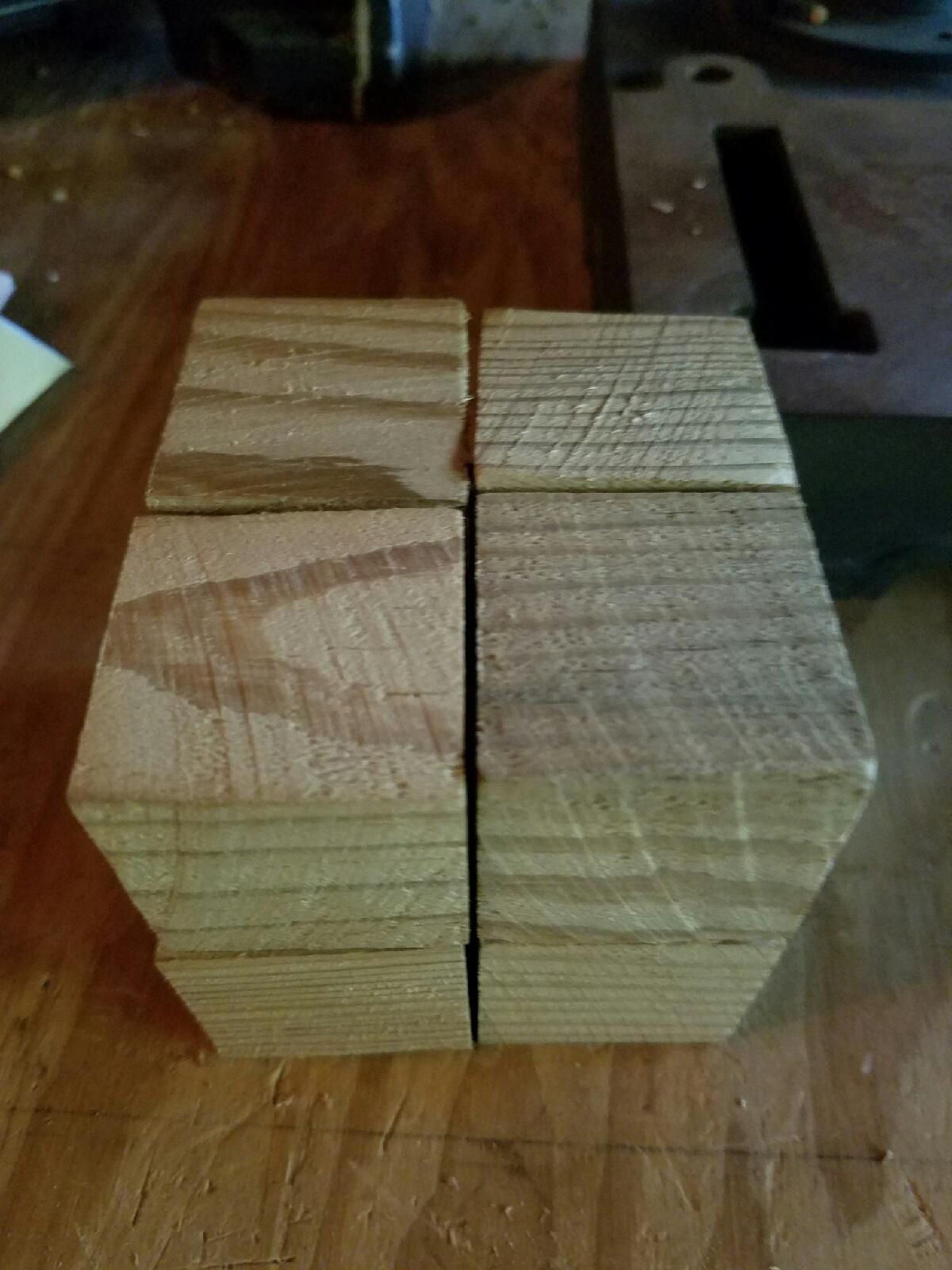 How to Make a Cubes and Pegs Puzzle Out of Scrap Recycled Wood 3