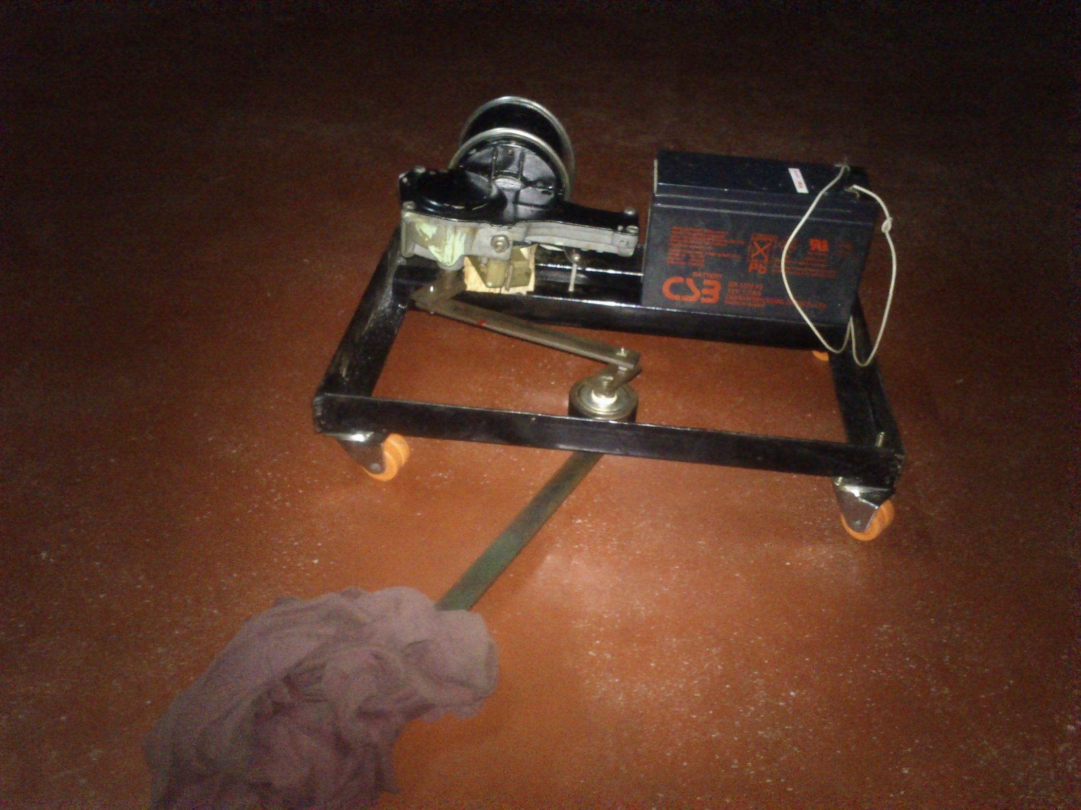 floor cleaning machine project