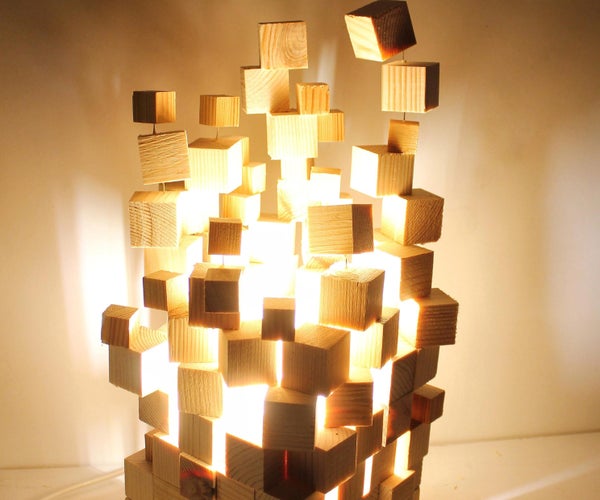Lamp in Minecraft Style!