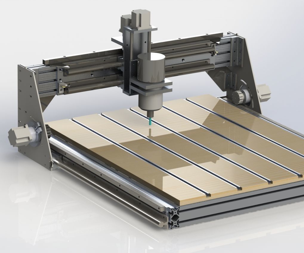 3 axis cnc router (under construction!) DIY Project DIY Project Image