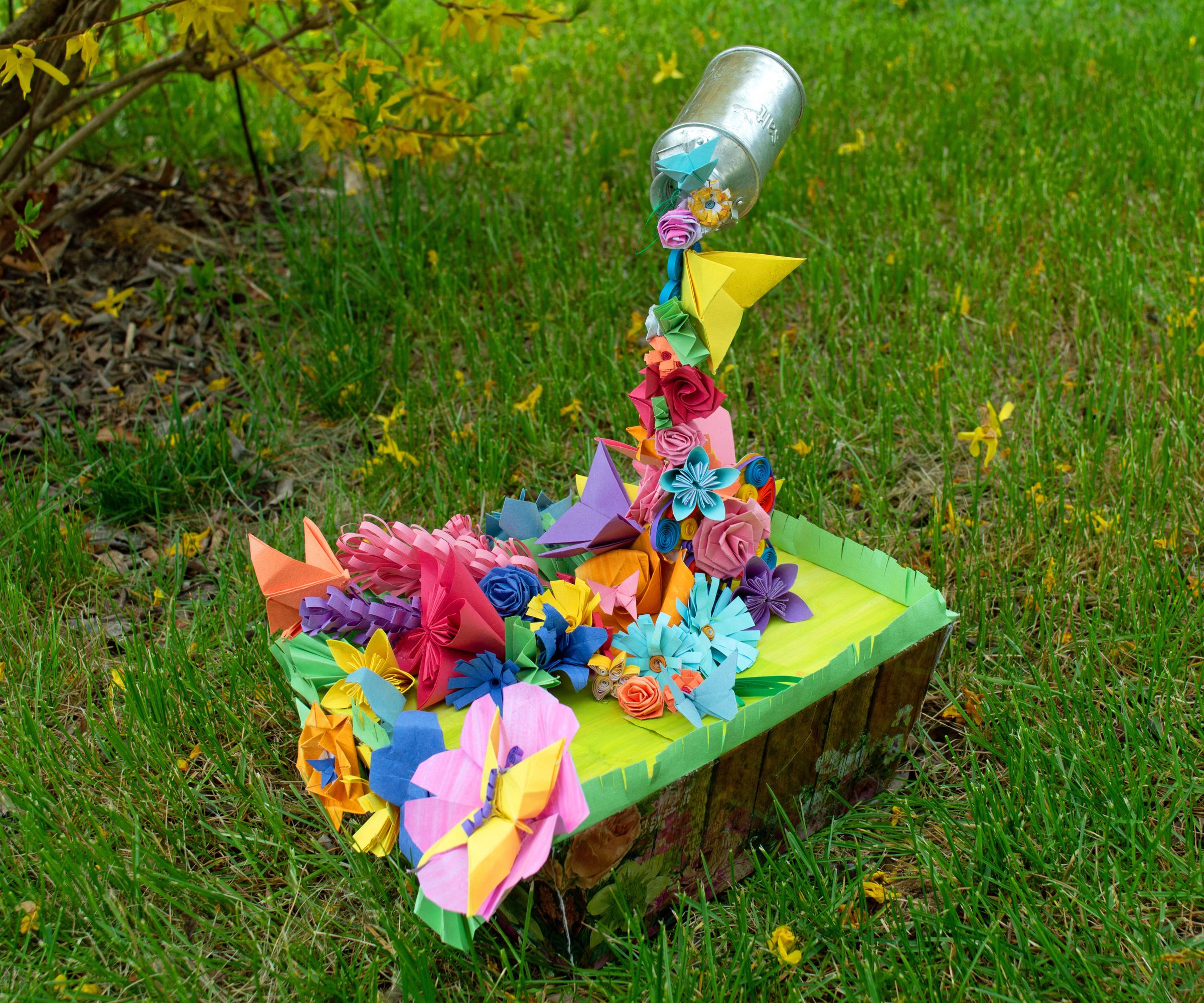a happiness garden (with a floating jug) DIY Project DIY Project Image