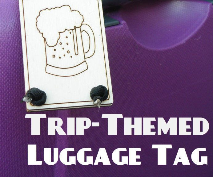 Trip-themed Luggage Tag