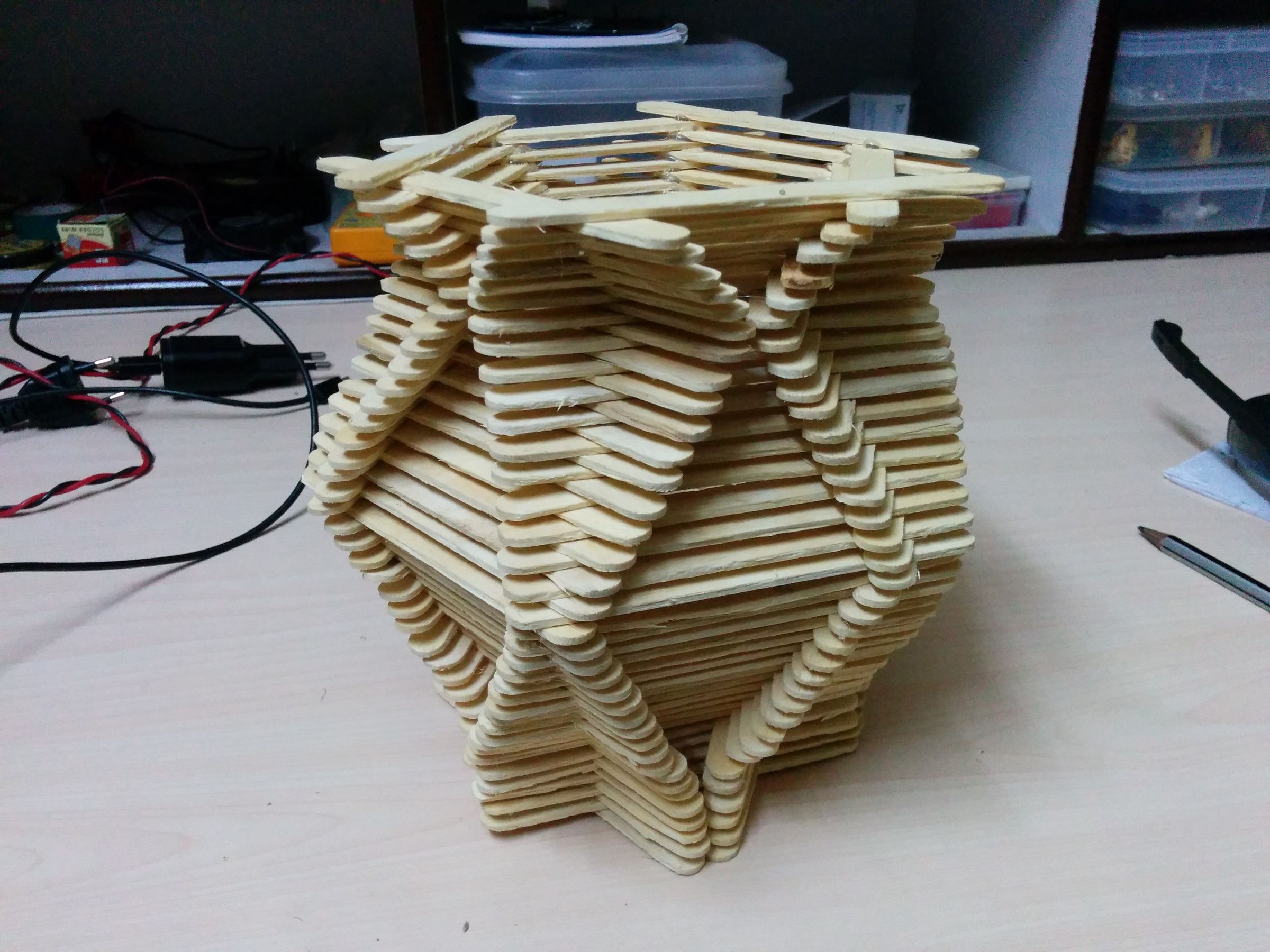 POPSICLE STICKS FLOWER VASE 11 Steps (with Pictures) Instructables