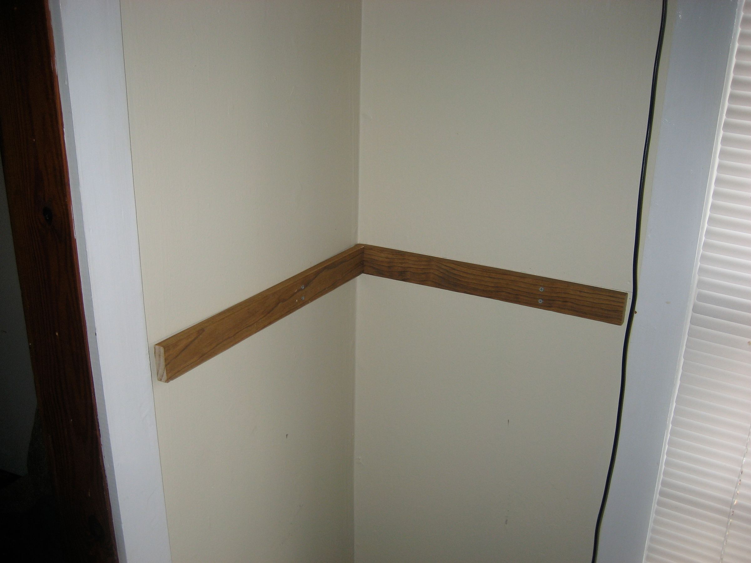 Simple Corner Shelf 3 Steps Instructables