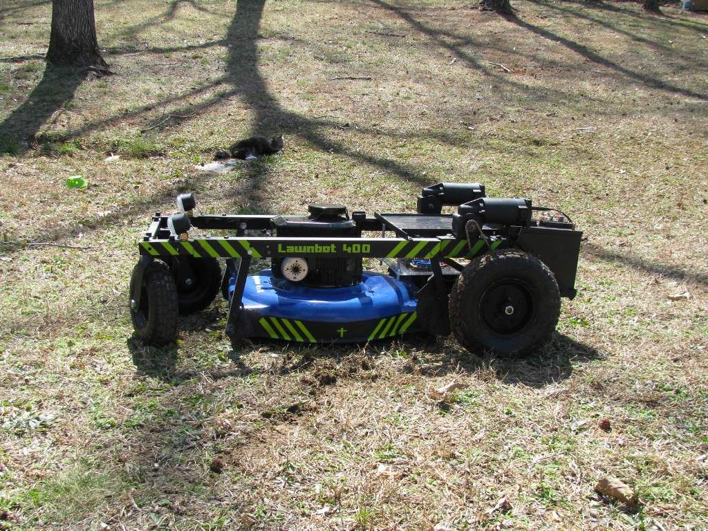 arduino controlled lawn mower