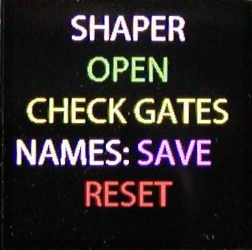 Gate Sensors Panel