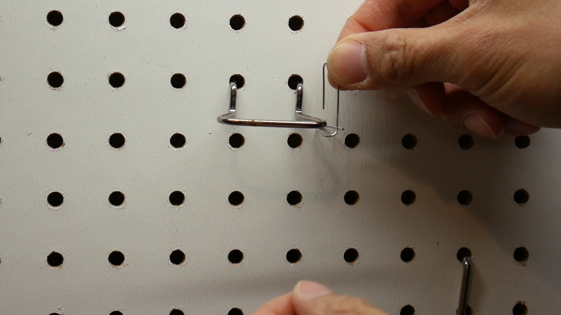 Keep Pegboard Hooks From Falling Out, How to Quickly Secure Any