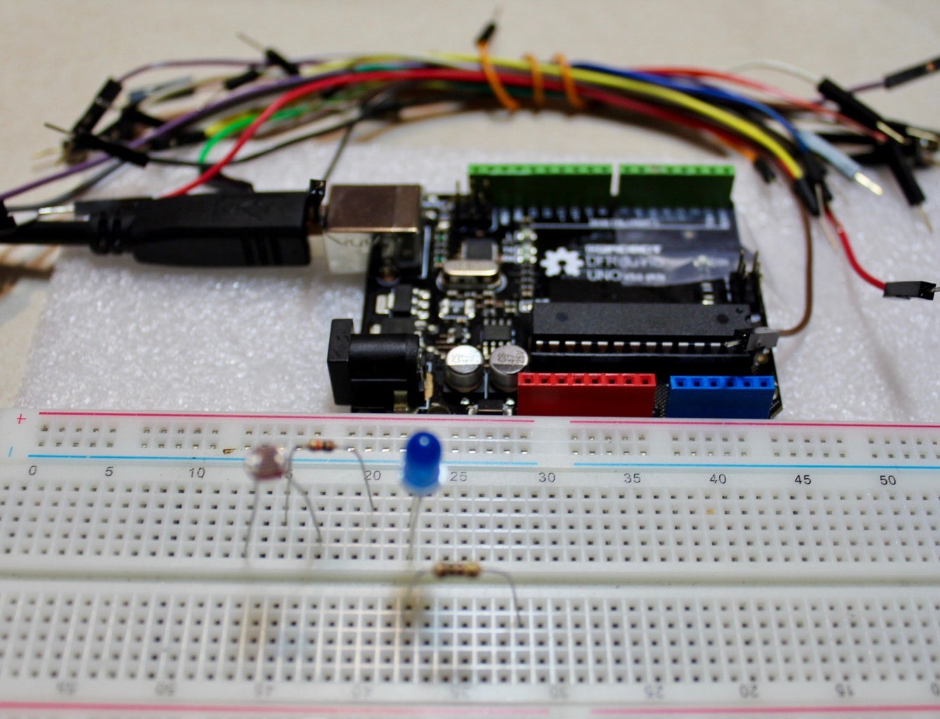 Interfacing Light Dependent Resistor With Arduino Uno : 4 Steps (with ...
