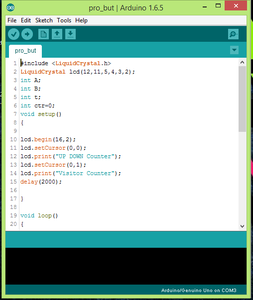 Up Down Counter Using Arduino : 3 Steps (with Pictures) - Instructables