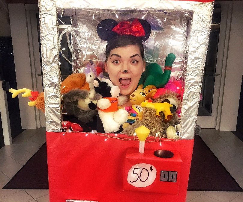 "claw" ing my way to the top -- claw machine costume!! DIY Project DIY Project Image