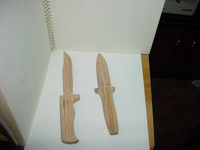 making a knife from wood flooring DIY Project DIY Project Image
