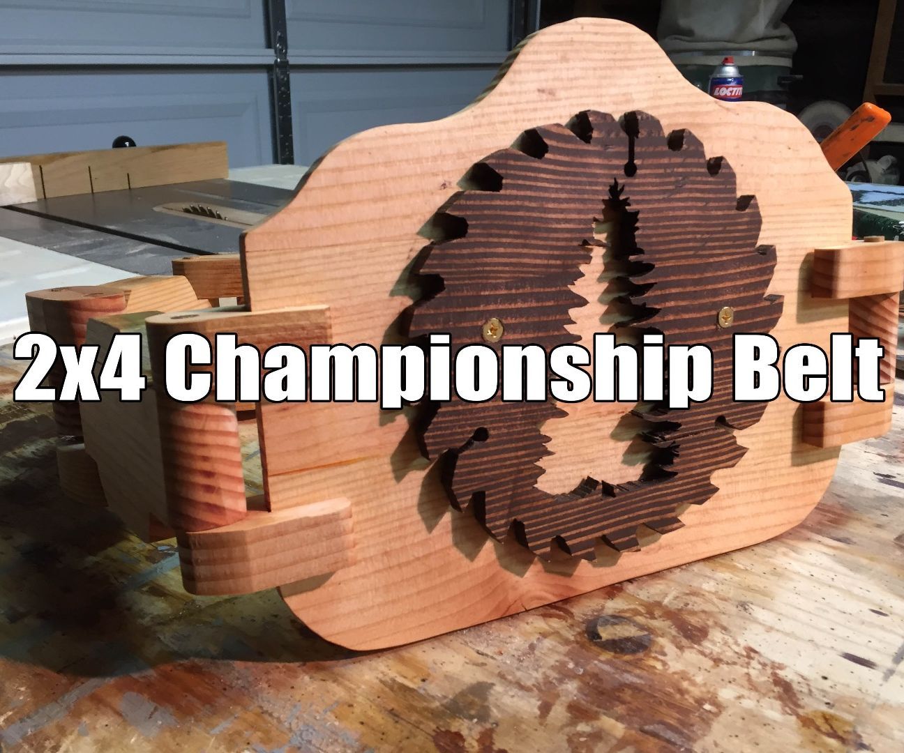 2x4 championship wrestling belt DIY Project DIY Project Image