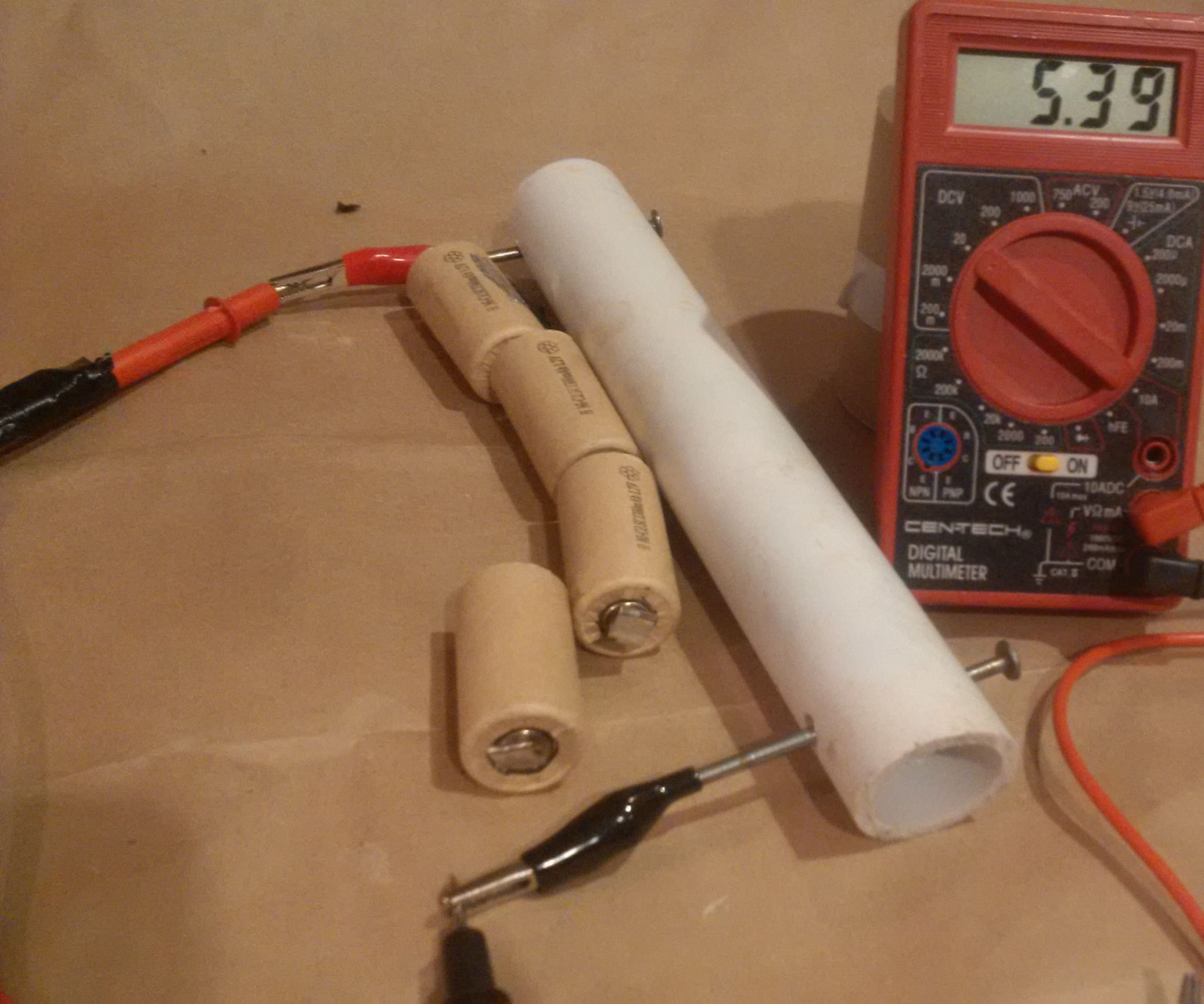 PVC Pipe Battery Holder Instructables