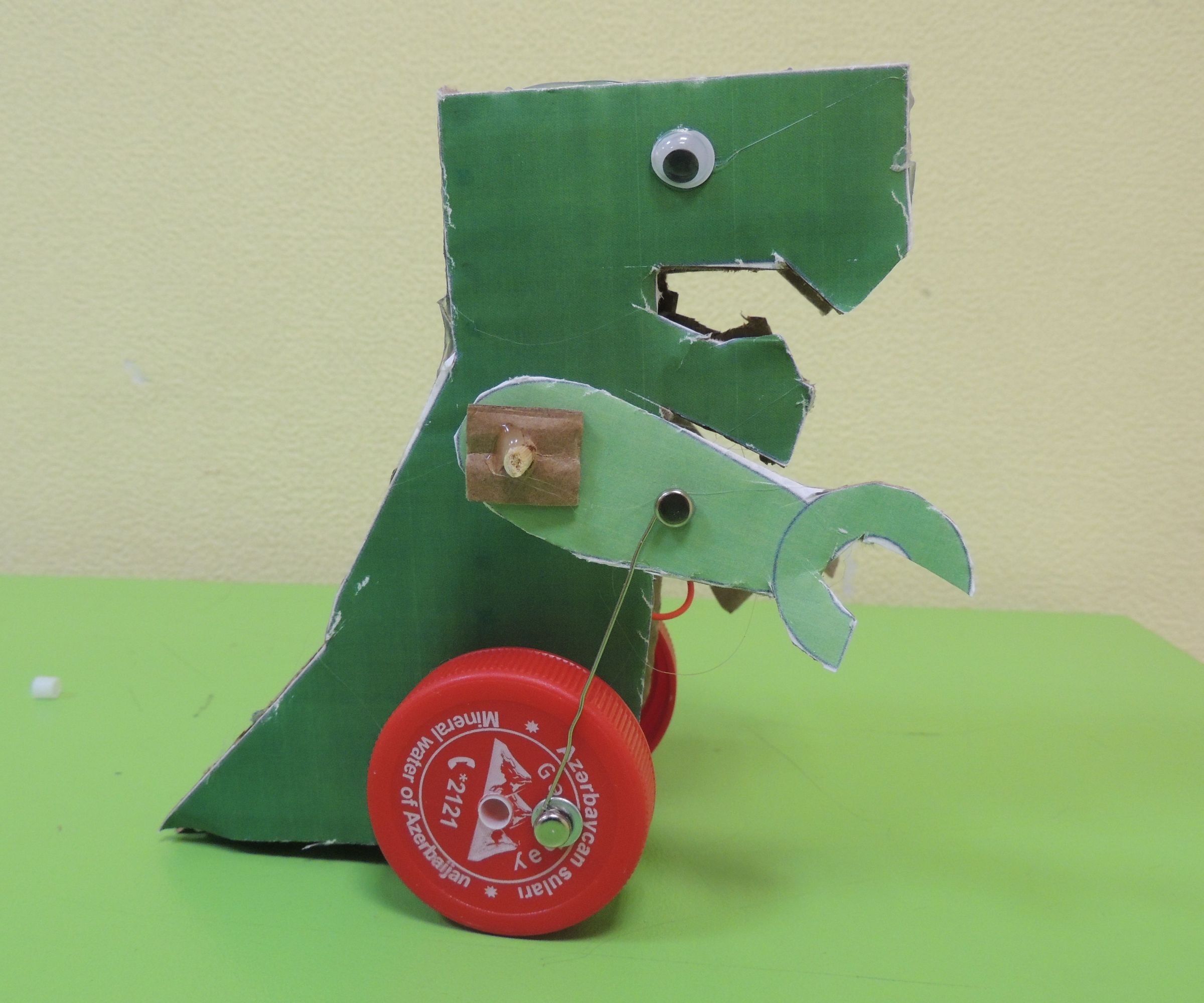 Classroom Activity: Make a Motorized Cardboard Dinosaur