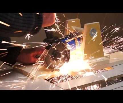 DIY guide for Hand Grinder to a Plunge Saw, From Disc to a Saw Blade With Added Safety Guard with step-by-step instructions