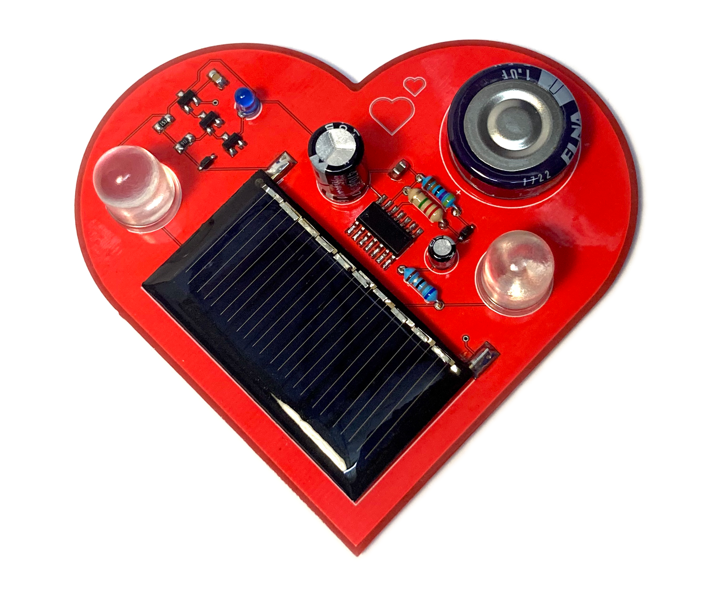 BEAM Solar Powered Pummer (Heart Shaped PCB) : 24 Steps (with Pictures) -  Instructables