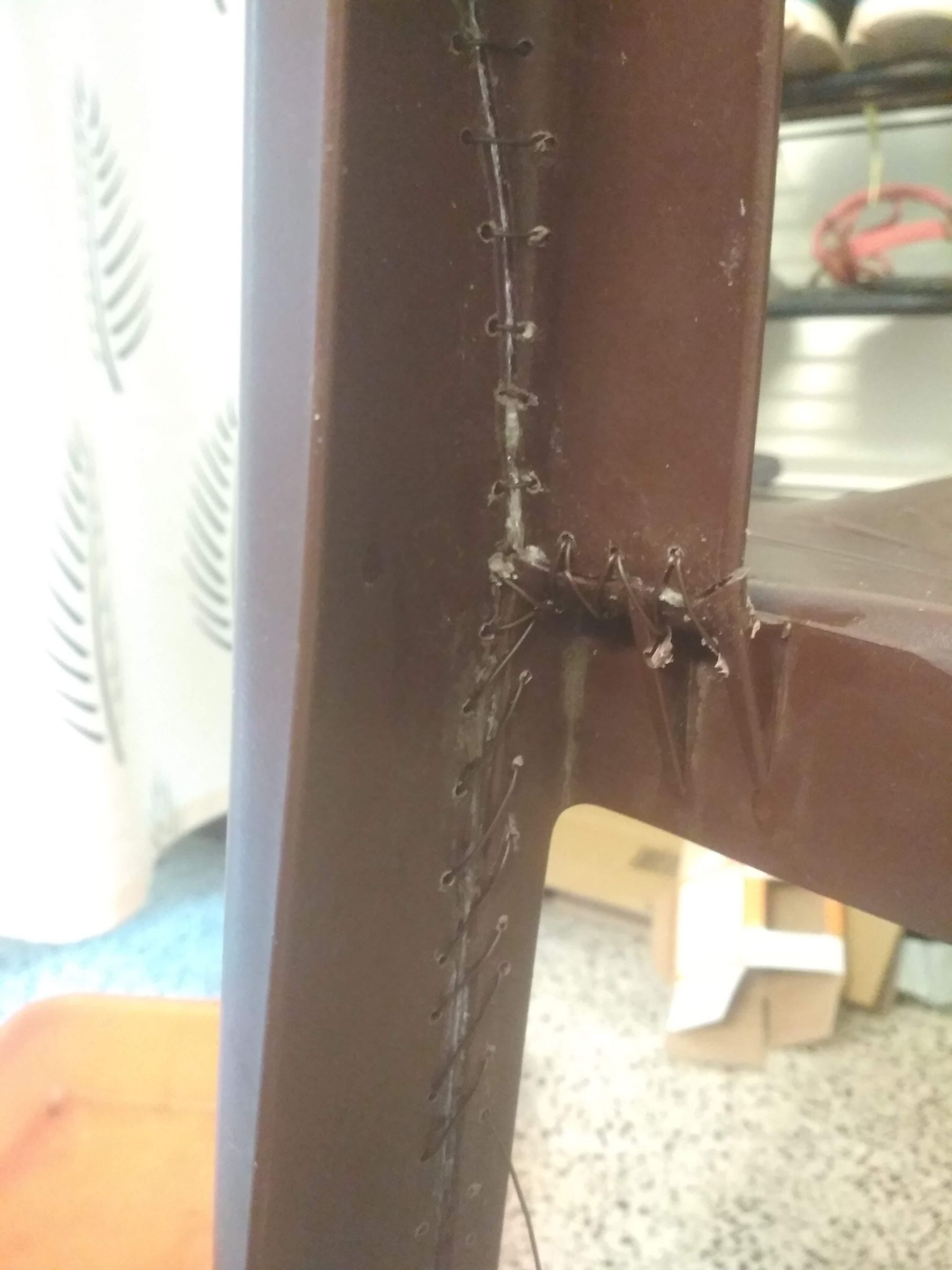 Fix a Broken Plastic Chair 6 Steps (with Pictures) Instructables