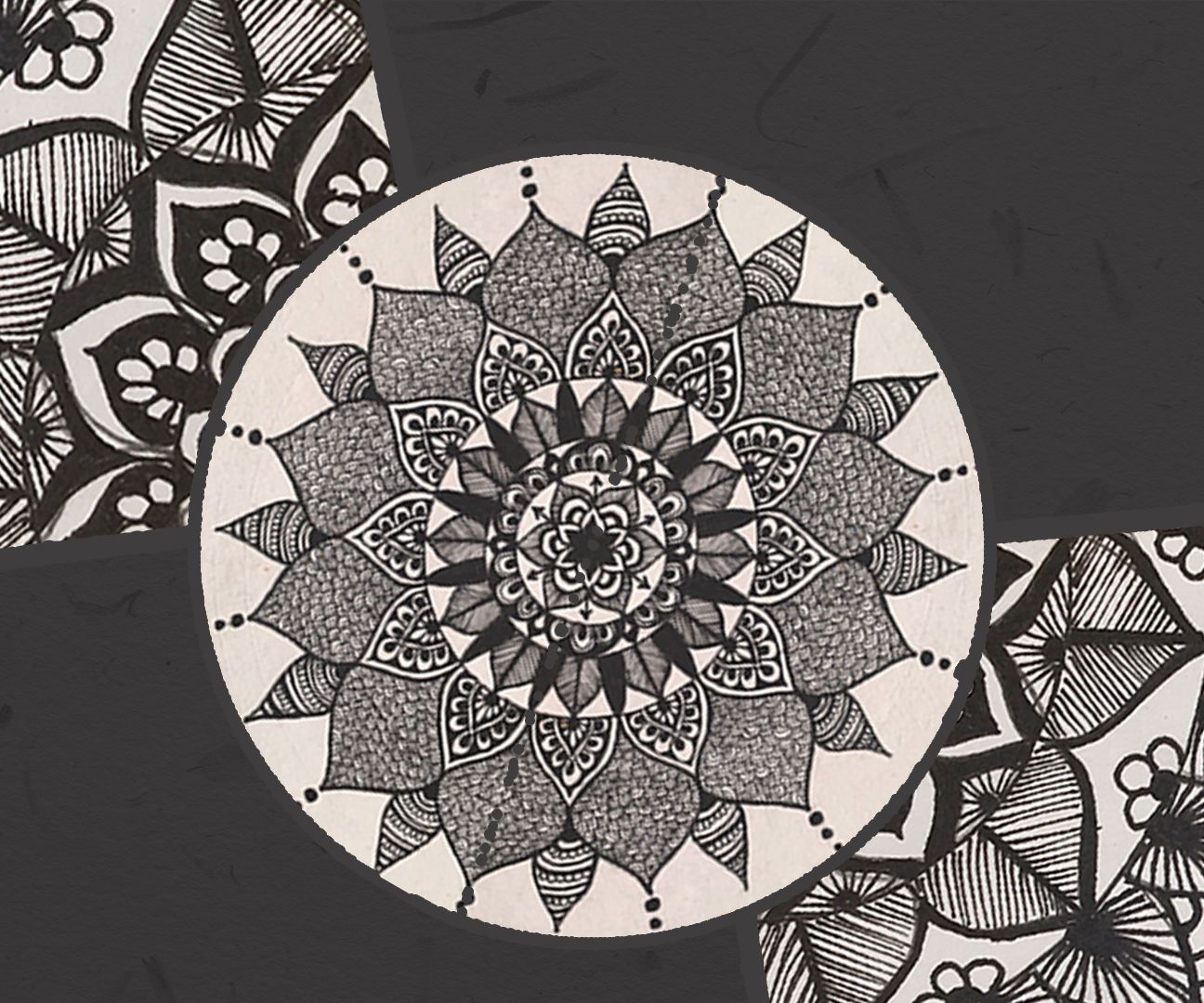 ​episode 2: a black and white mandala | fancy doodling DIY Project DIY Project Image