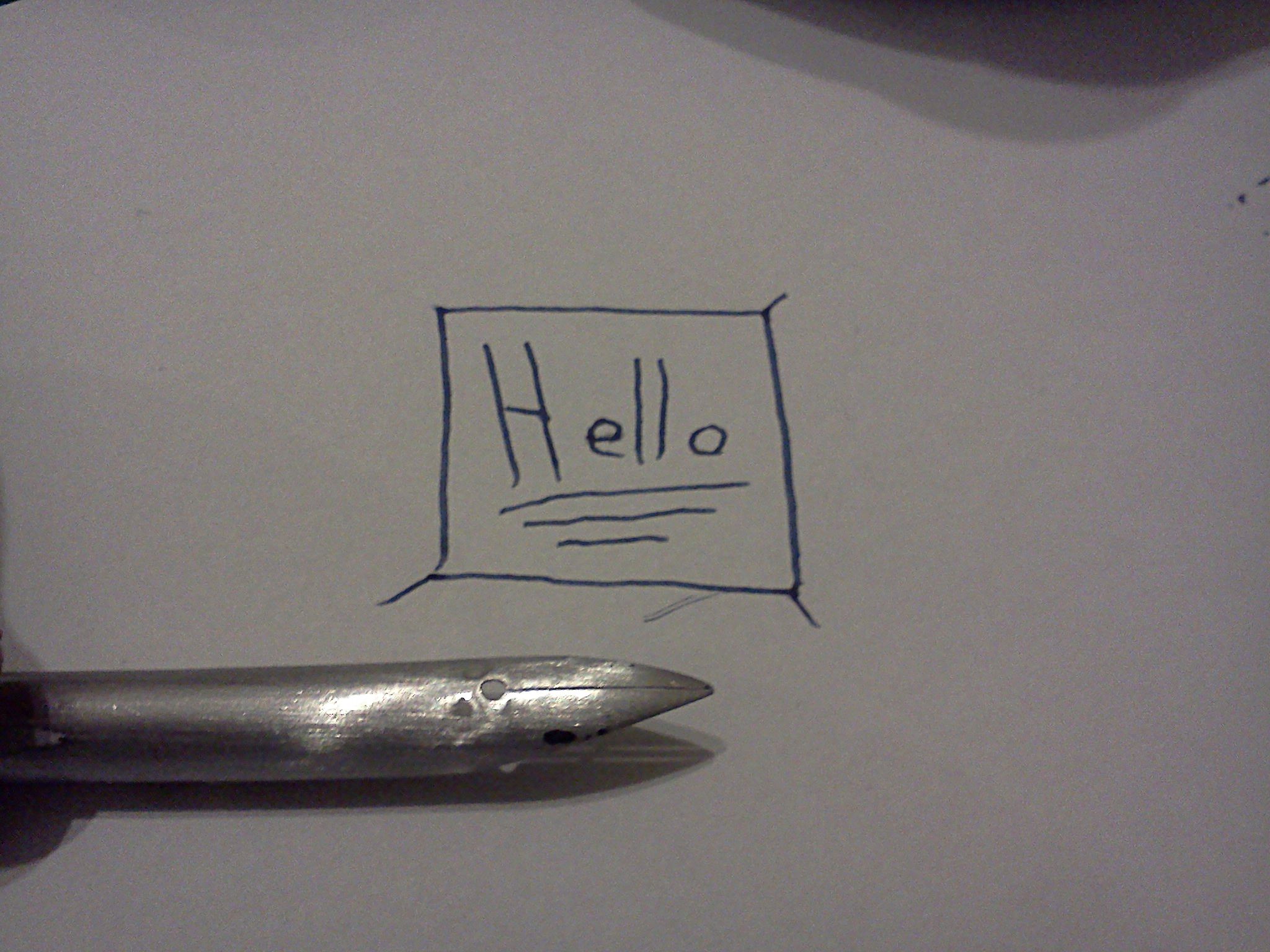 A Steel Dip Pen Nib 9 Steps Instructables