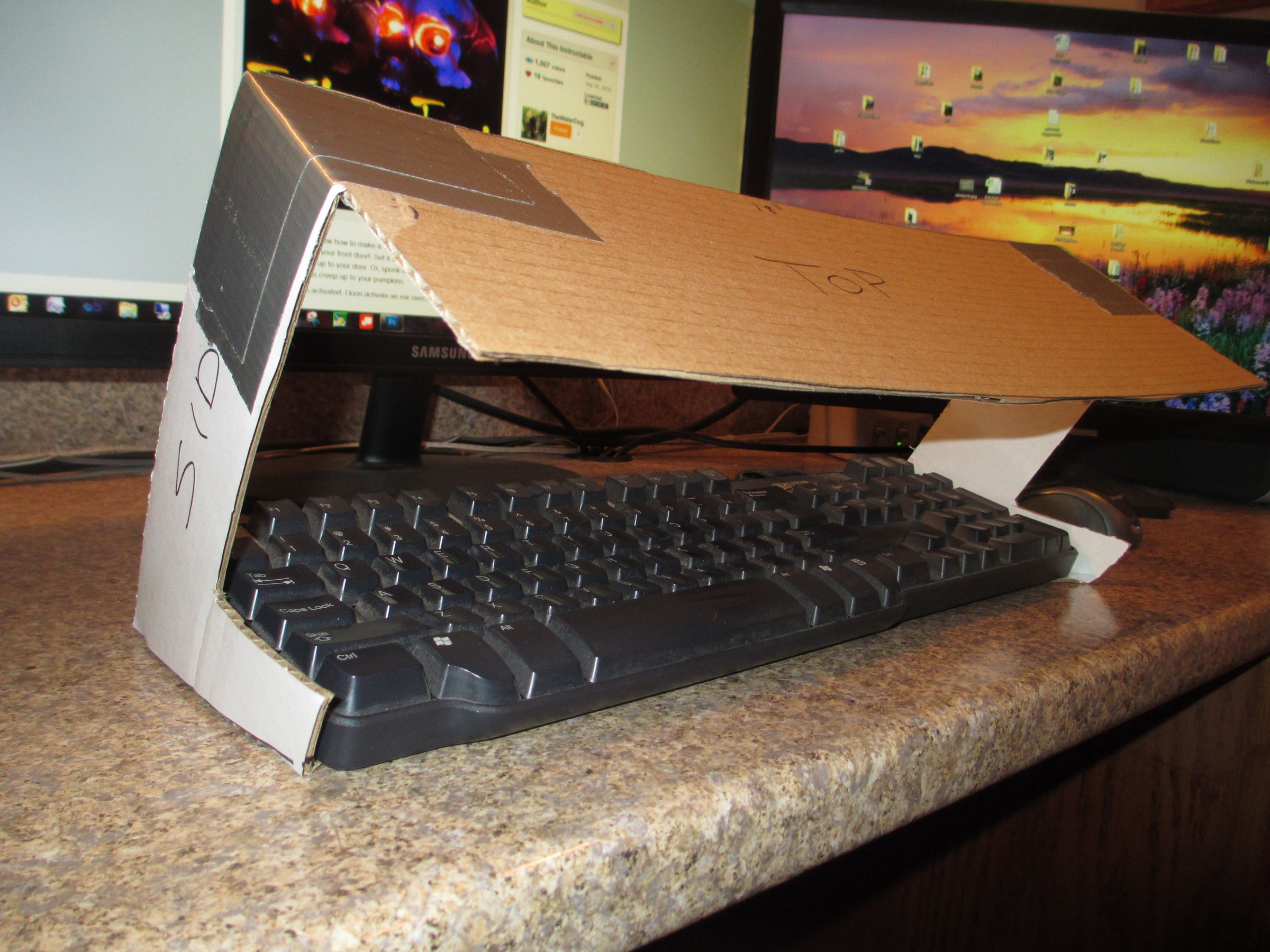 Cardboard Keyboard Cover 9 Steps (with Pictures) Instructables