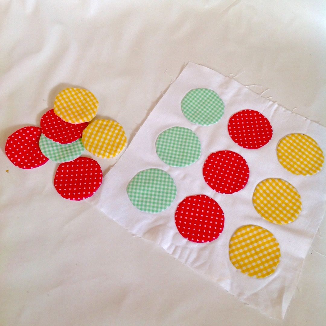 how to sew circles together