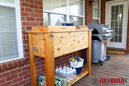 Patio Cooler Grill Cart Combo 14 Steps With Pictures Instructables - Diy Cooler Stand Plans Patio Cooler Grill Cart Combo 14 Steps With Pictures Instructables - Diy Cooler Stand Plans