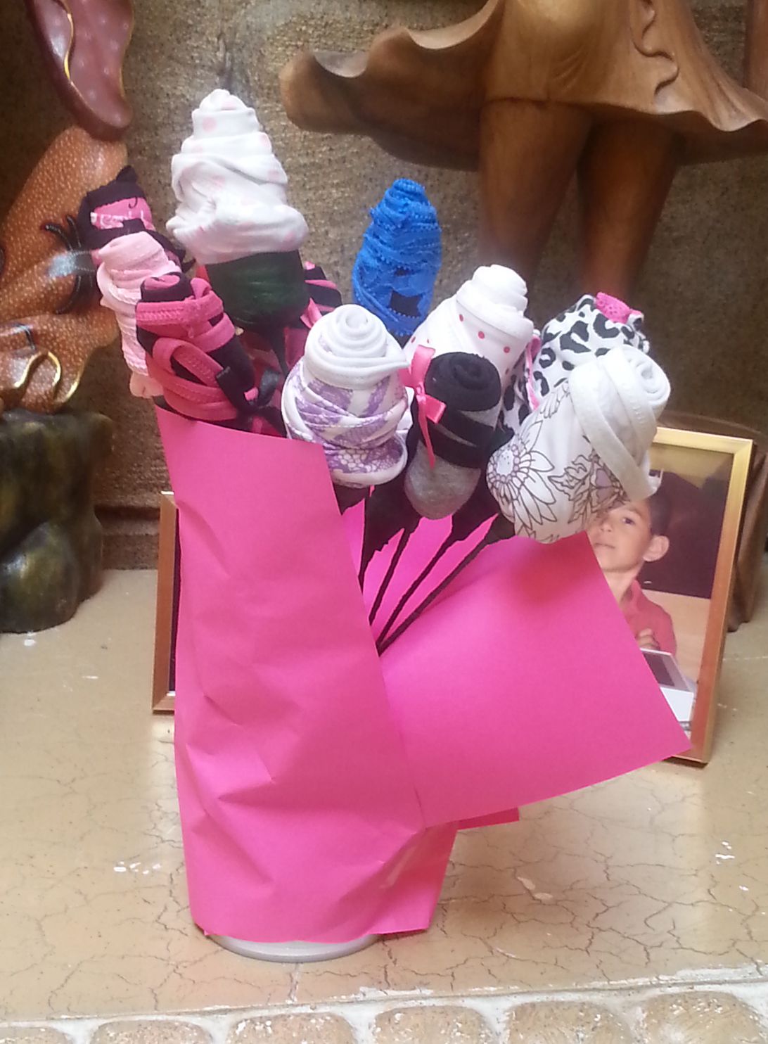 Valentines Panties Flower Bouquet 3 Steps Instructables