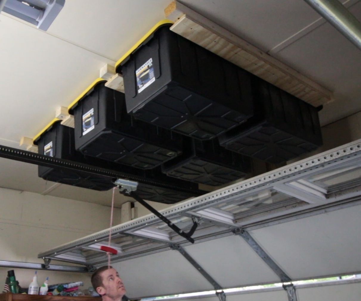 Over Garage Door Storage 10 Steps (with Pictures) Instructables